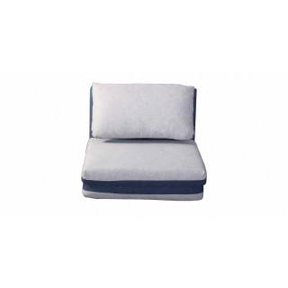 Lovie Foldable Sofa Bed, Grey/Blue