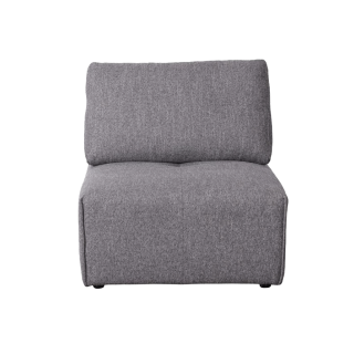 Bolonia 1 Seater Armless Sofa Grey