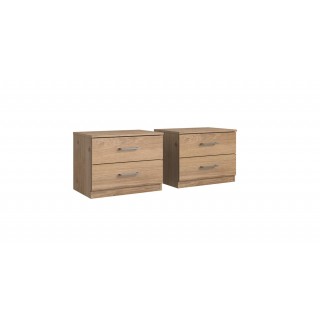Anna Bedside Cabinet, 2 Pieces