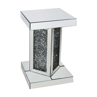 Colette Side Table Silver