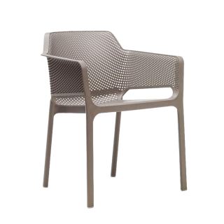Sedia Net Arm Chair Tortora