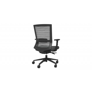 Iron Office Chair Black