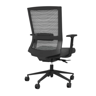 Iron Office Chair Black