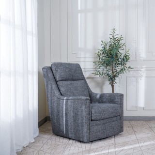 Perry Swivel Arm Chair Grey