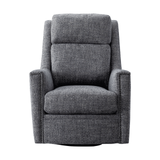 Perry Swivel Arm Chair Grey