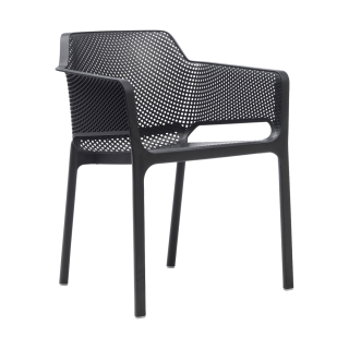 Sedia Net Arm Chair Black