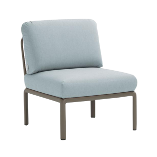 Komodo Armless Chair Blue