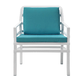 Poltrona Aria Arm Chair Blue