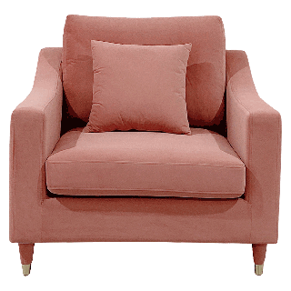 New Pearl 1 Seater Pink