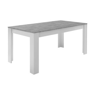 Sky Dining Table (8seater) White/Concrete
