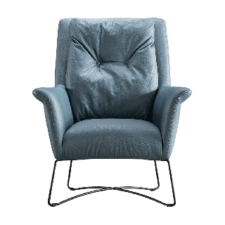 Wave Arm Chair Blue