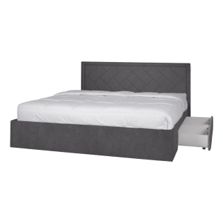 Tetris Bed With Drawer Dk Grey 2*2