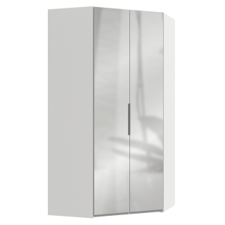 Level 36A 2-Door Corner White / Mirror