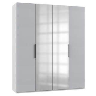 Level 36A 4-Door 200cm Grey / White / Mirror