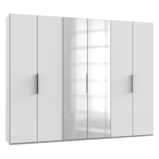 Level 36A 6-Door 300cm White / Mirror