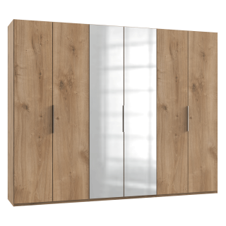 Level 36A 6-Door 300cm Oak / Mirror