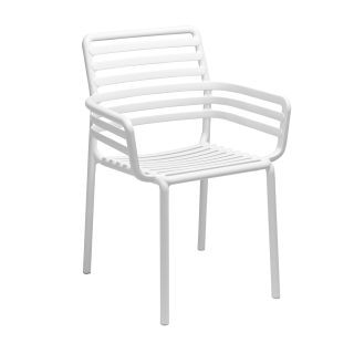 Doga Arm Chair White