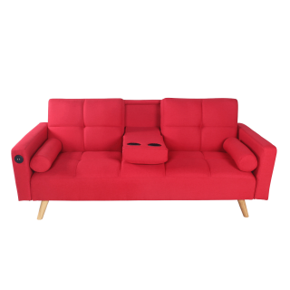 Becca Sofa Bed Red