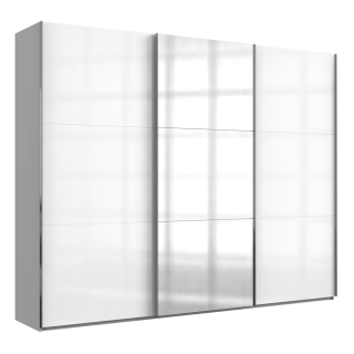Level 36D Sliding Door 300cm Glossy White / Mirror