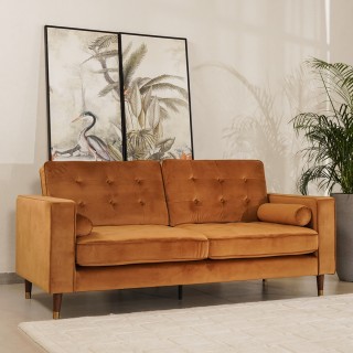 Vermont 3 Seaters Sofa Brown