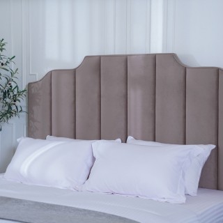 Peru Bed Headboard Light Grey 180x200 cm