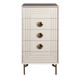 Ophelia Chest of 3 Drawers Beige