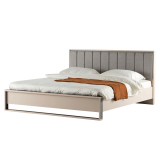 Passito 180x200 Bed Off-White/Grey