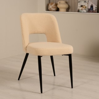 Alan Dining Chair Beige/Black