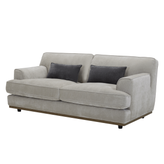 Carlos 2 Seater with 2 Pillow Grey