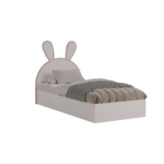 Bunny 90x200 Kids Bed Cream/Pink