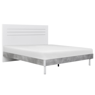 Brady 180 x 200 Bed White/Grey