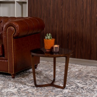 Trio Round Coffee Table Brown