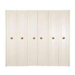 New Ophelia 6-Doors Wardrobe Beige