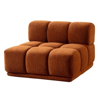 Dallas Armless Sofa Orange