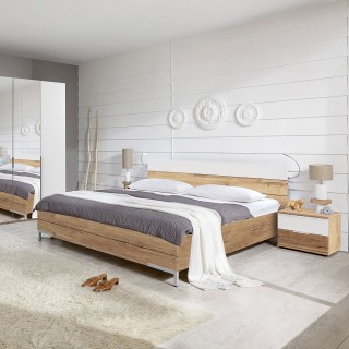London Bedroom Set Without Wardrobe Oak