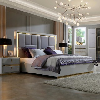 New Judith Bedroom Set With Wardrobe + Chest Of Drawers