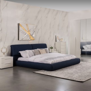 Novara Bed Room Set With Wardrobe