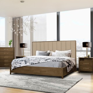 Baylor Bedroom Set With Wardrobe + Chest Of Drawers