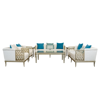 Jovie Sofa Set With Coffee Table and 2 End Table 