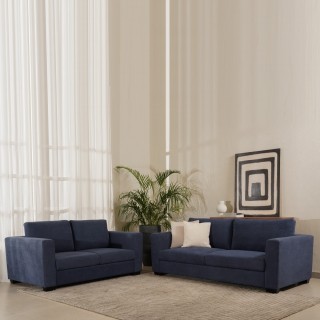 Wanoma 3+2 Seater Sofa Set Blue