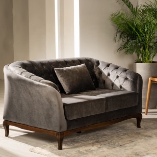 Brandy 2 Seater Sofa Grey