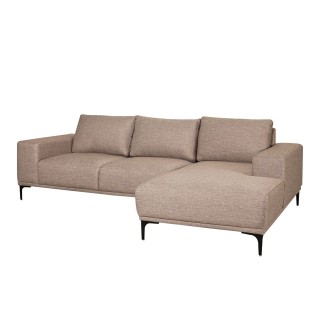 Emerson 2 Seaters Sofa with Right Chaise Beige