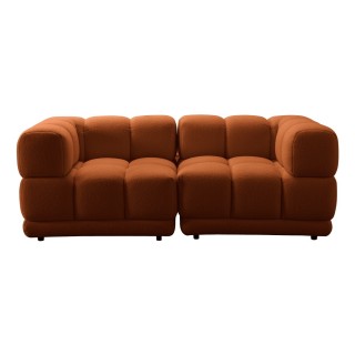 Dallas 2 Seaters Sofa Orange