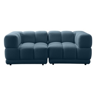 Dallas 2 Seaters Sofa Blue