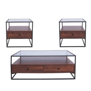 Chichi Coffee Table + 2End Table Set