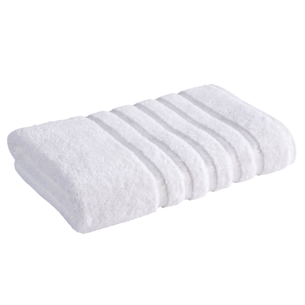 Lifestyle Plain Bath Sheet White 90X150 cm