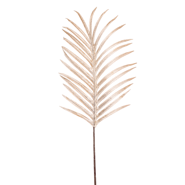 Palm Leaf Velvet Beige 93 cm