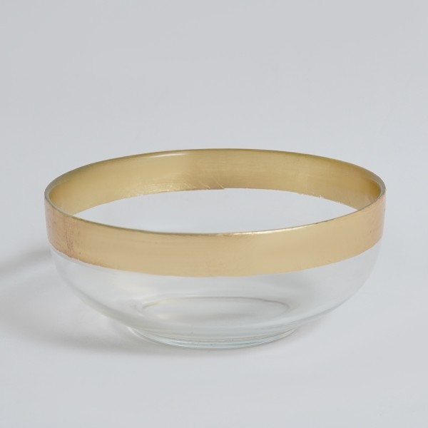 Band Bowl Gold 15x6.5 cm