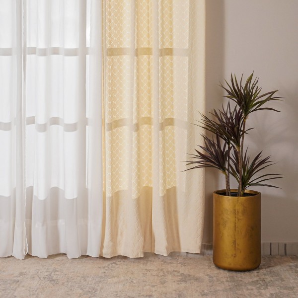 Ruka Curtain Panel Cream 140X300 cm