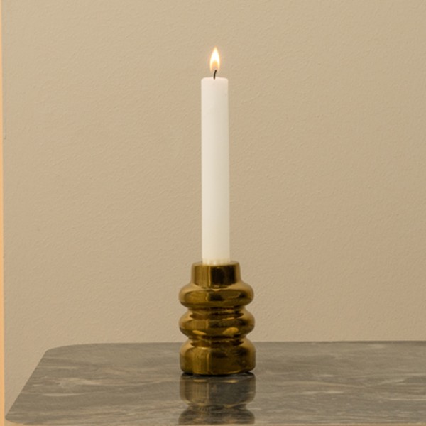 Elle Candle Holder Gold 6.2x9 cm